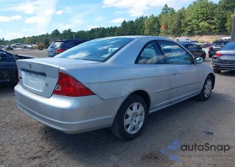 2001 Honda Civic Ex from USA, damaged, VIN 1HGEM21991L108167